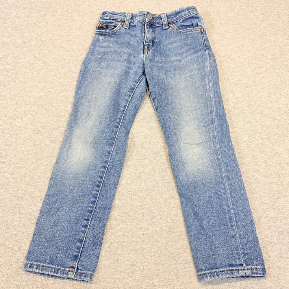 Polo Ralph Lauren Jeans Boys 5 Blue The Eldridge Skinny Stretch Denim